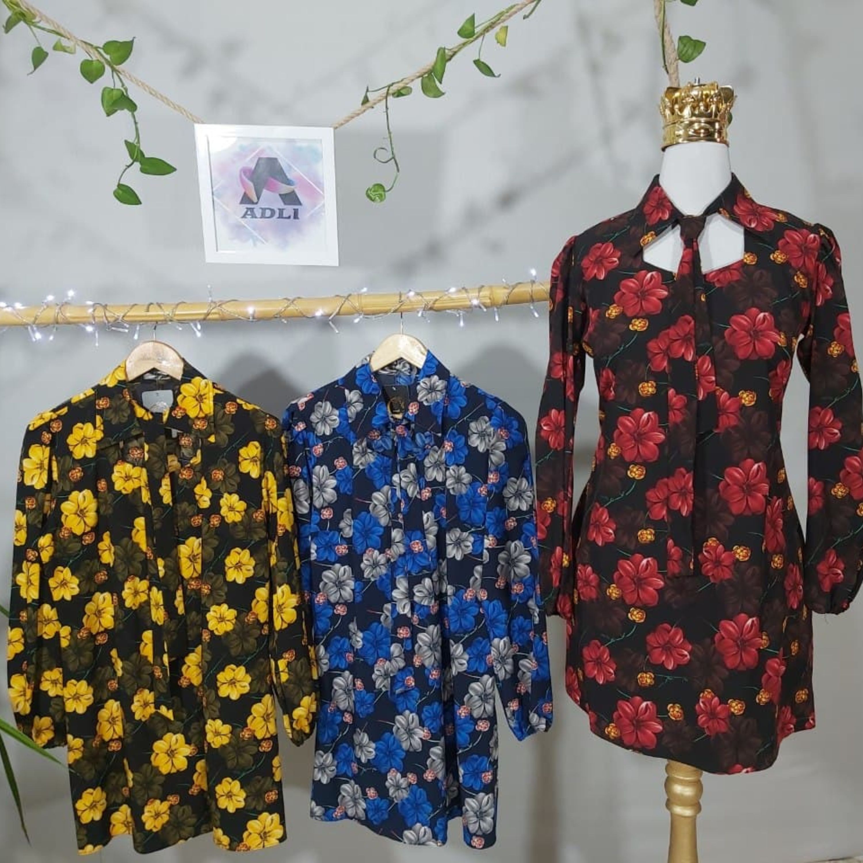 شومیز گلدار کرواتی