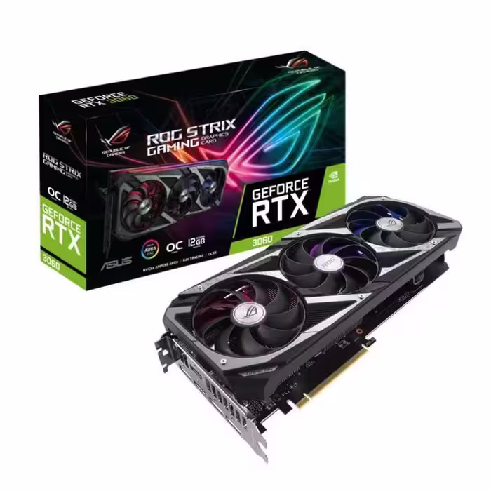 کارت گرافیک ایسوس ROG STRIX RTX 3060 O12G GAMING