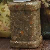 لیته بادمجان ذغالی با سبزی های محلی ومعطر450گرمی