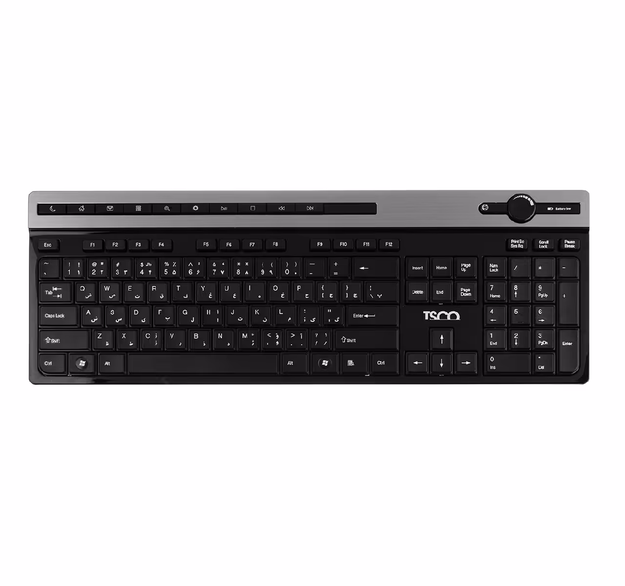 کیبورد و ماوس بی سیم تسکو مدل TKM7106W - فراز سیستم