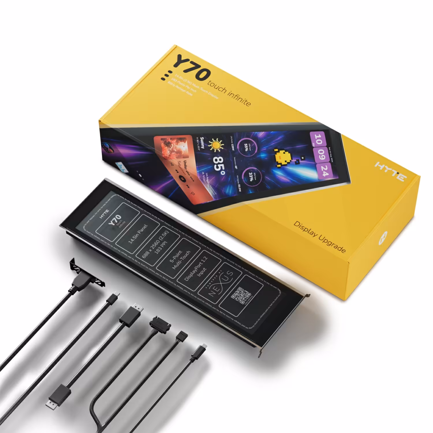 نمایشگر لمسی کیس هایت Y70 Infinite - Black