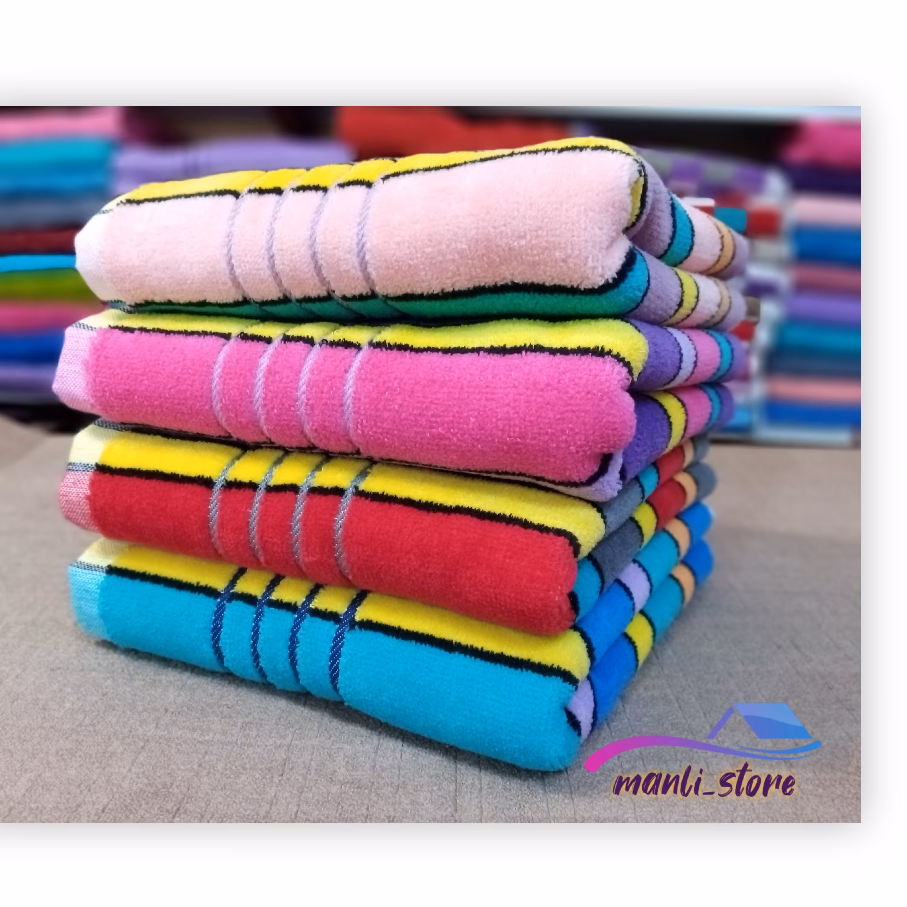 حوله دستی ماندگار چند رنگ