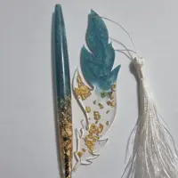 خودکار و بوک مارک رزینی به همراه جعبه
