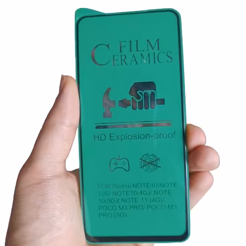 گلس سرامیکی شیائومی redmi note 10 و note 11 (4g) و poco m3 pro و poco m3 pro (5g) با کیفیت عالی