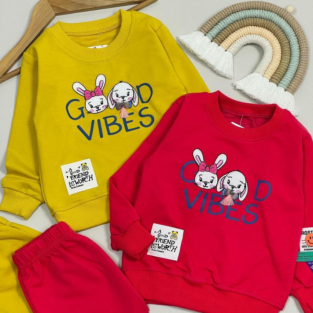 بلوز وشلوار دخترانه طرح خرگوش