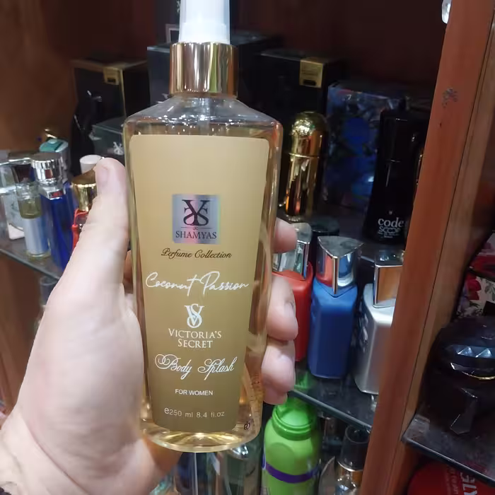 بادی اسپلش بدن200 میل شمیم یاس با رایحه زنانه ویکتوریا سکرت  با رایحه کوکونات
