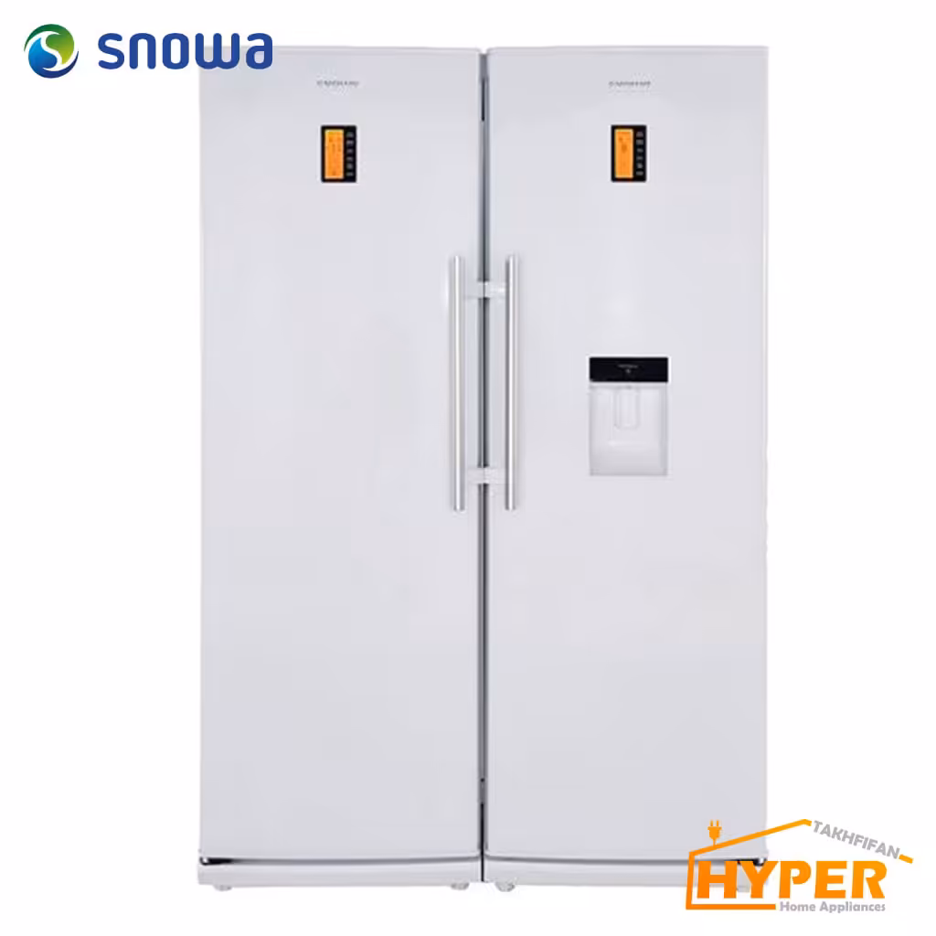 یخچال فریزر دوقلو اسنوا SN5-0180SW SN6-0180SW سفید براق