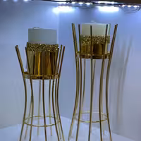 جاشمعی سرخپوستی جفتی طلایی(هزینه ارسال با مشتری ،پسکرایه میشود)