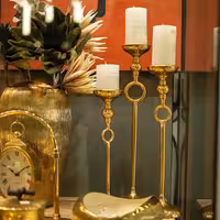 شمعدان سه سایز پایه بلند