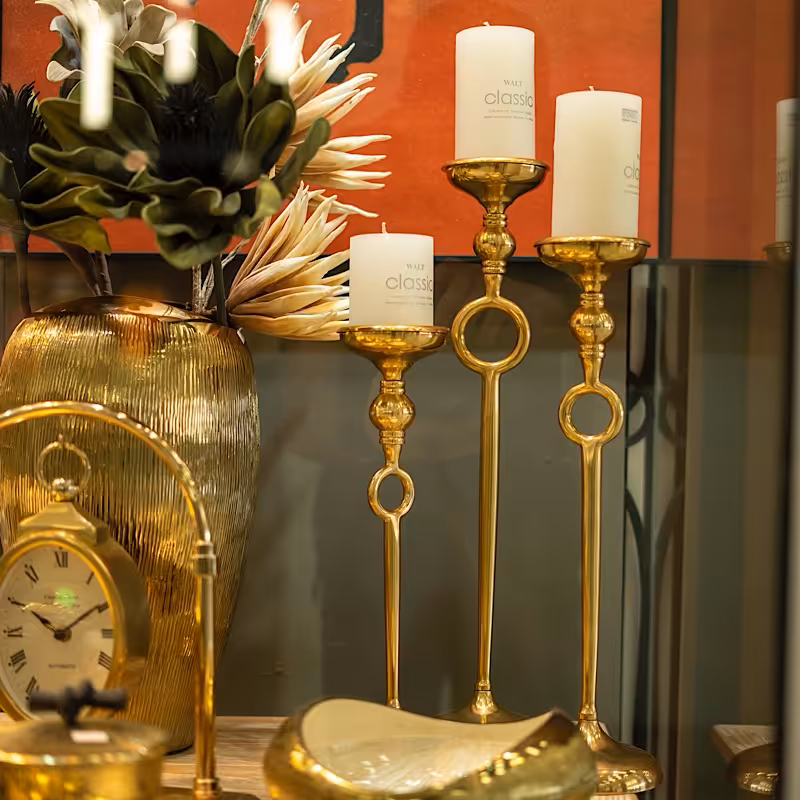 شمعدان سه سایز پایه بلند