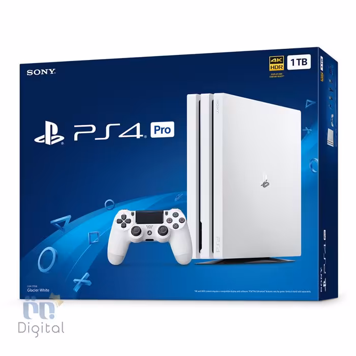 کنسول سونی مدل PlayStation 4 Pro ظرفیت 1 ترابایت Glacier White ریجن 3