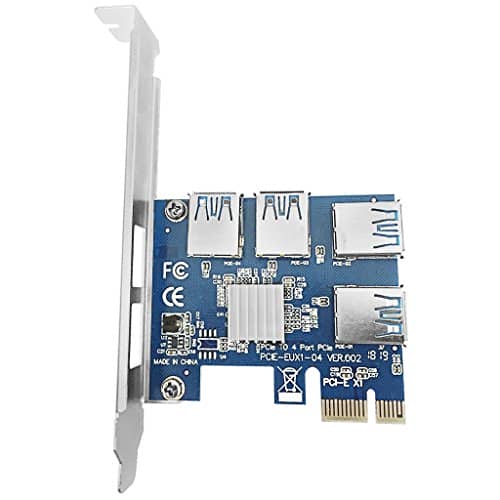 تبدیل 4 پورت PCIEX1 TO USB3