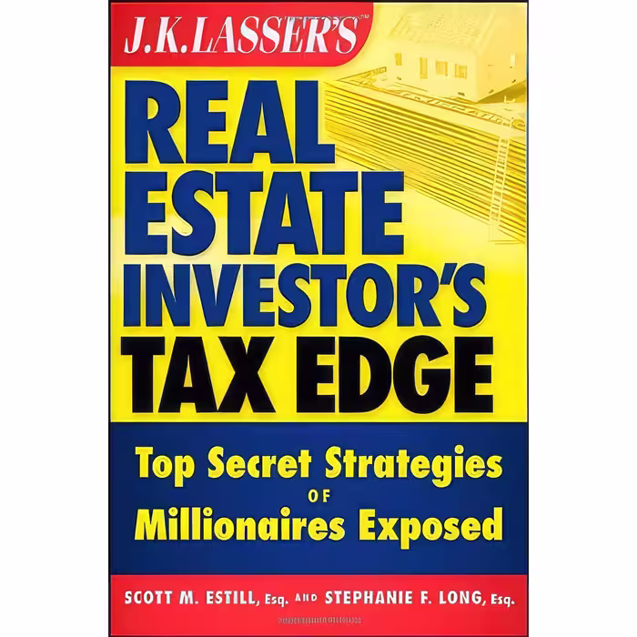 کتاب زبان اصلی JK Lassers Real Estate Investors Tax Edge انتشارات Wiley