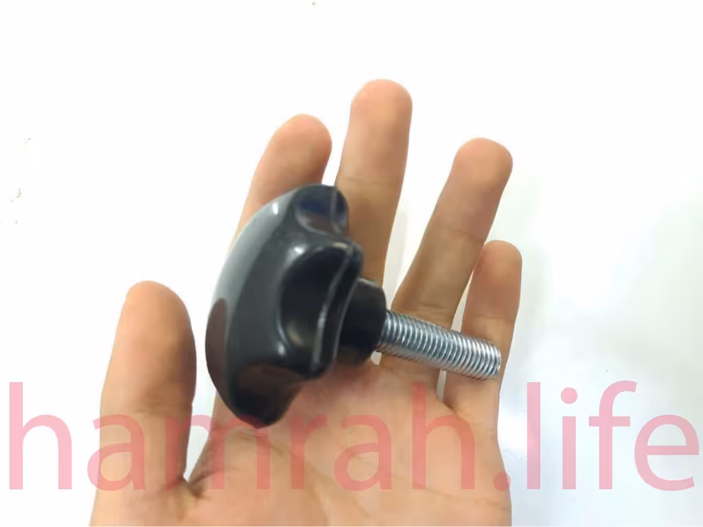 پیچ خروسکی فلکه ای 12 هفت پر  ارتفاع رزوه  45 mm