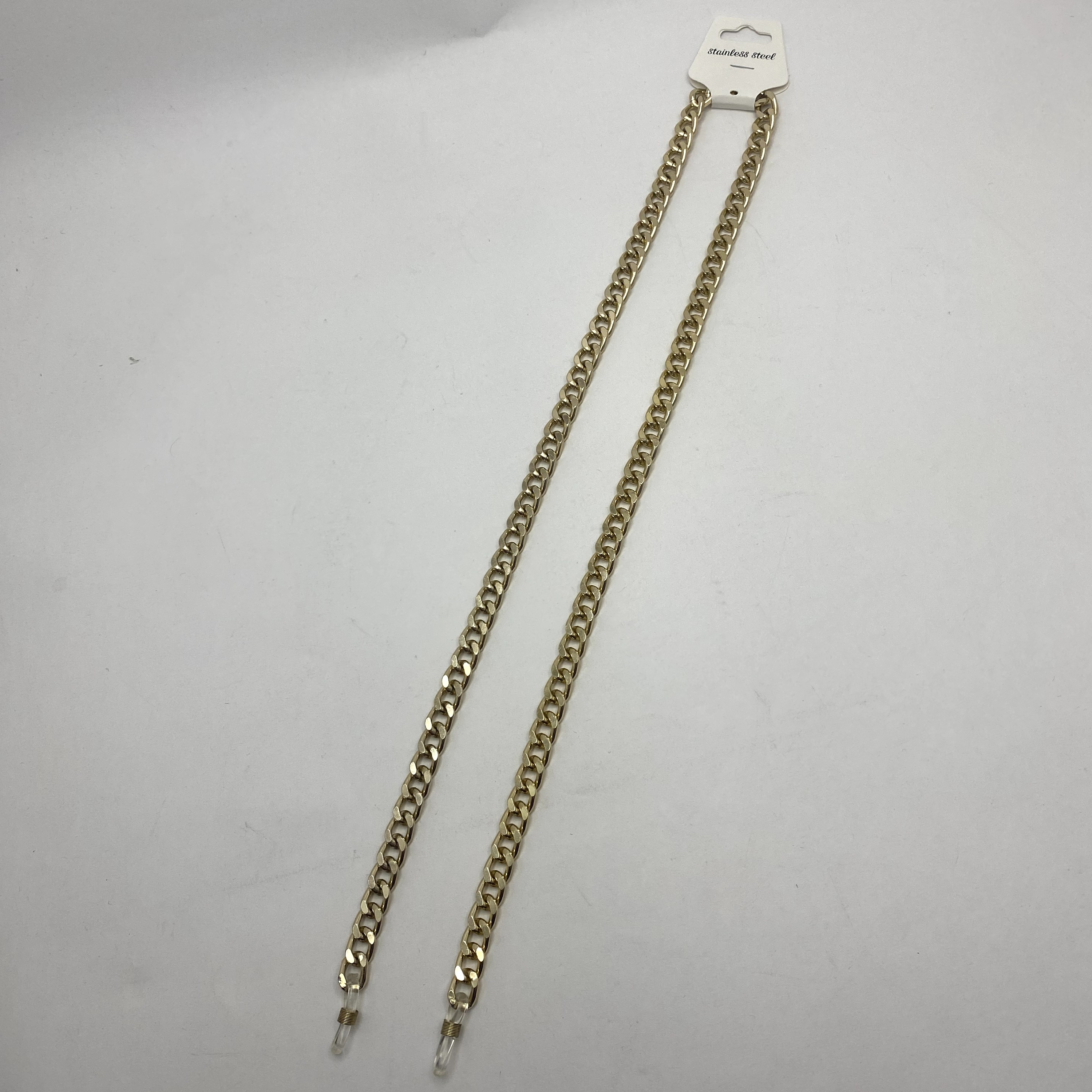 بند عینک آلمینیوم رنگ ثابت طلایی مناسب همه نوع عینک ریز بافت