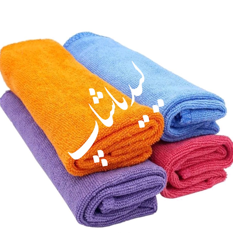 دستمال 4عددی چند منظوره در بسته 4 عددی 30 در 40 سانتیمتر