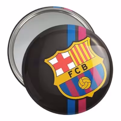 آینه جیبی خندالو مدل باشگاه بارسلونا کد 26273