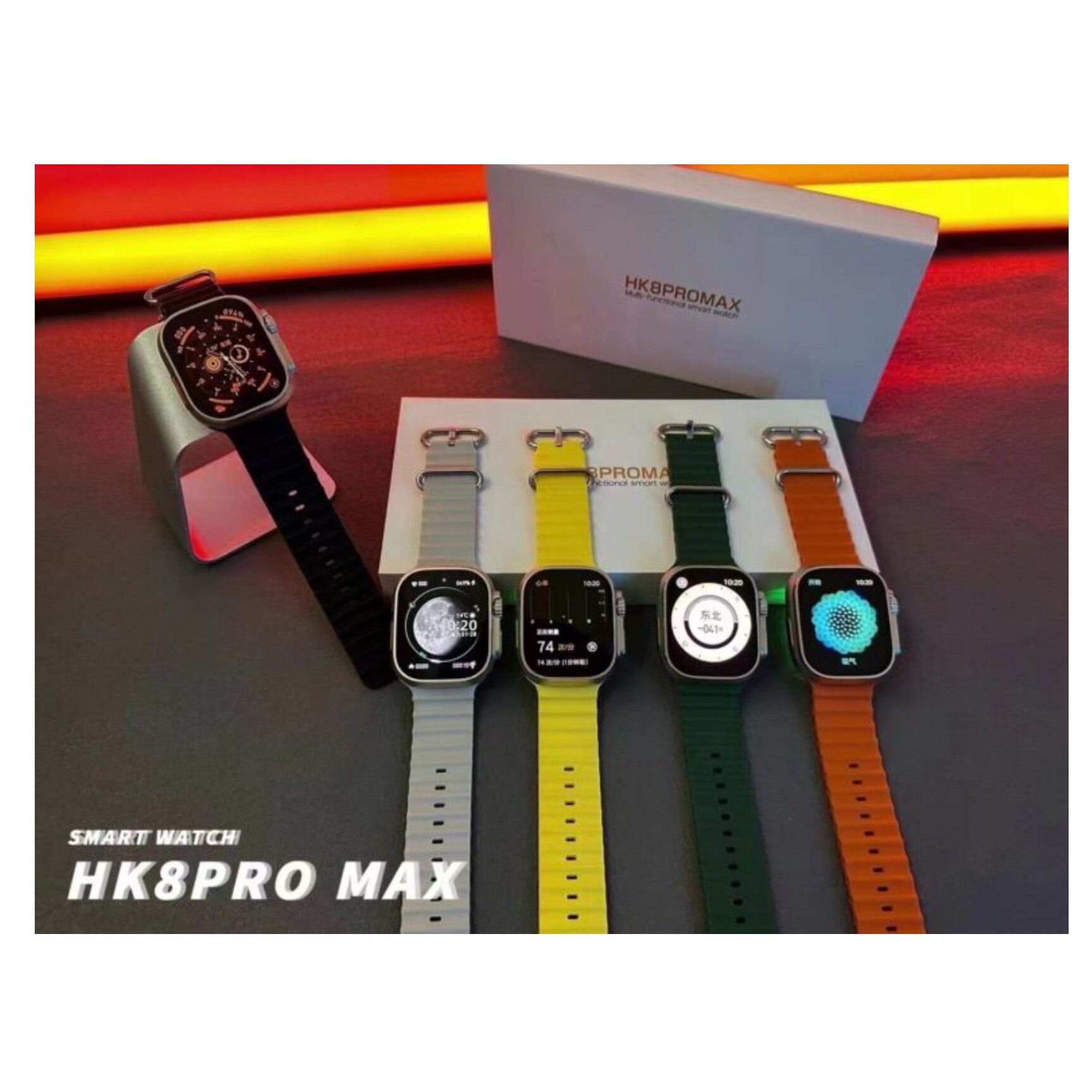 ساعت هوشمند اولترا مدل HK8 PRO MAX با قابلیت ChatGPT(فروش عمده و تک )