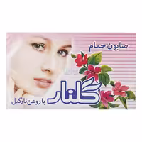 صابون حمام روغن نارگیل صورتی گلنار 6 عددی