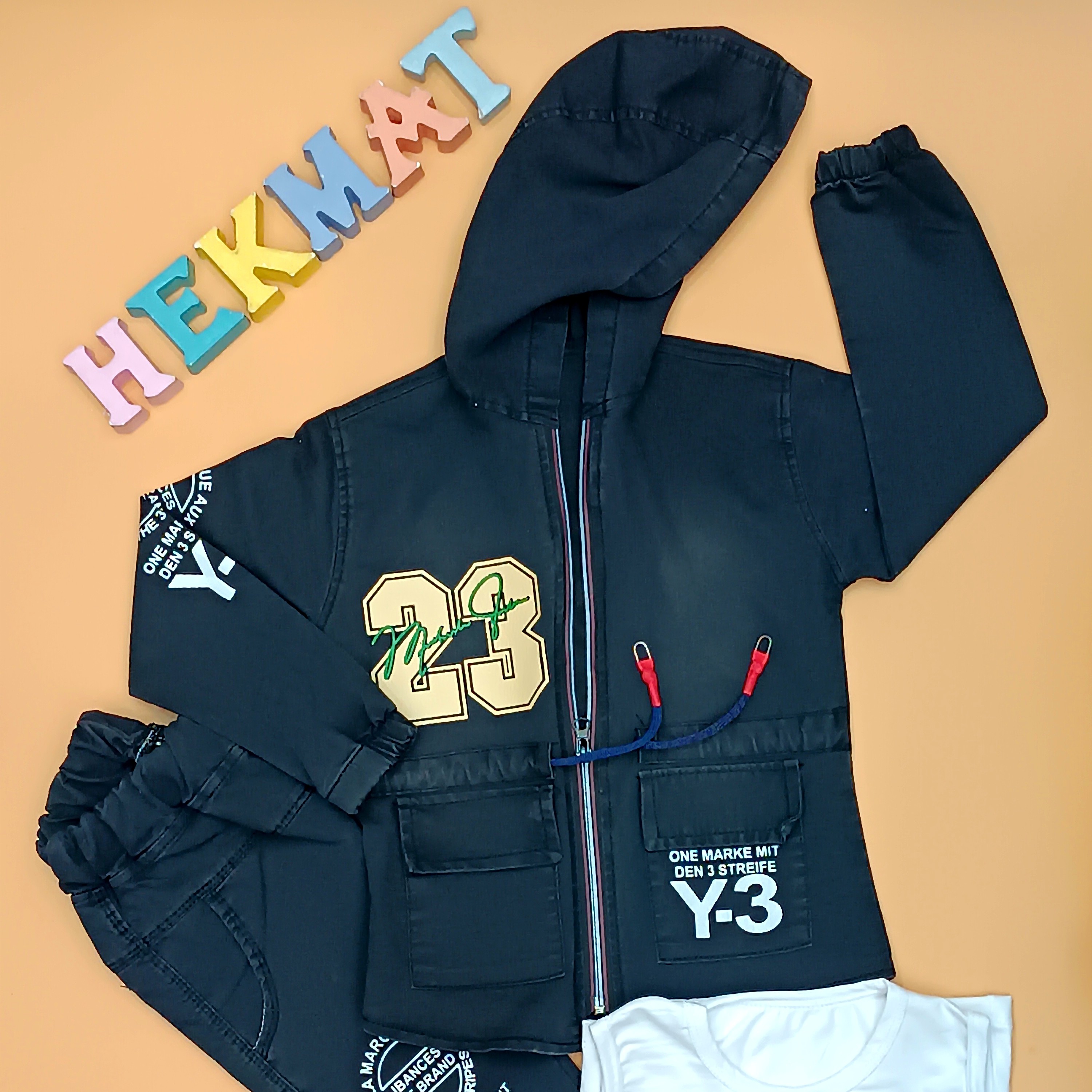 سه تیکه لی هودی شلوار