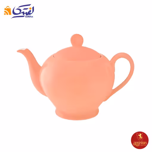 قوری چینی زرین ایتالیا اف سایز 8 طرح ماربل