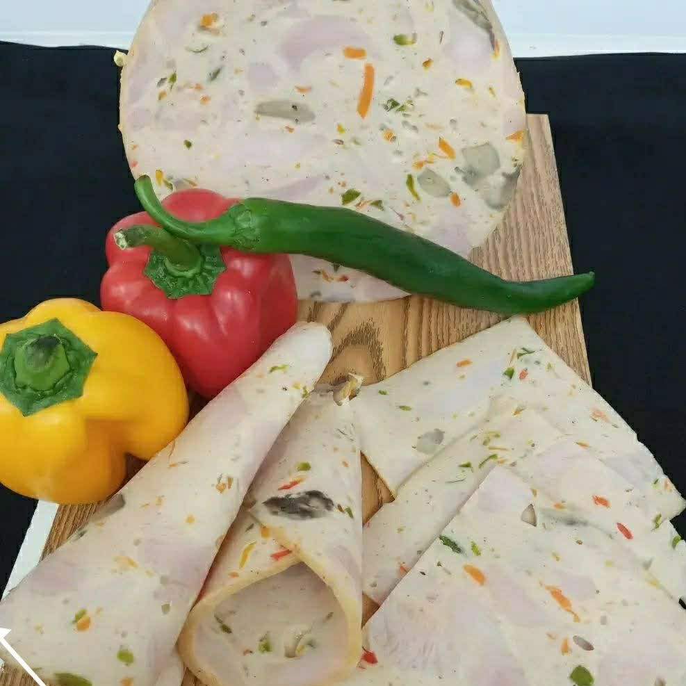 ژامبون مرغ و قارچ خانگی کاملا سالم