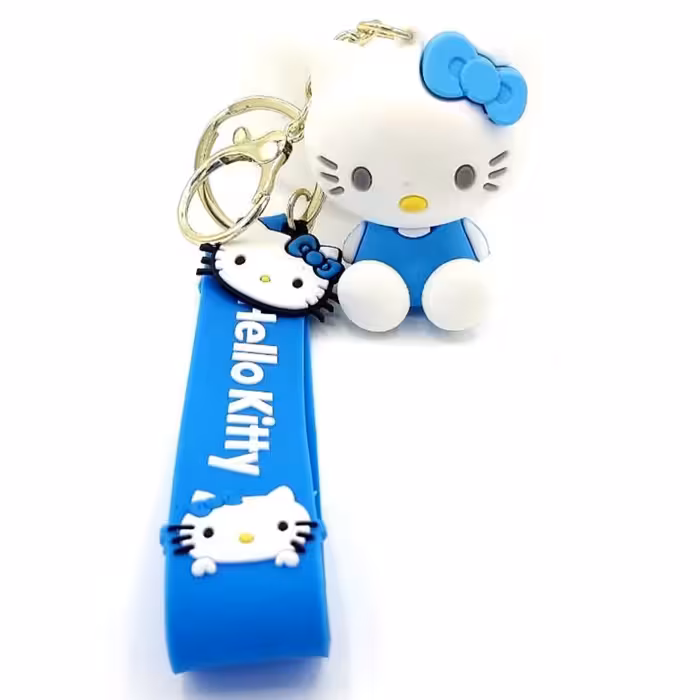 جاکلیدی جاسوئیچی سیلیکونی کیتی رنگ آبی