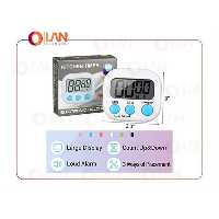 تایمر دیجیتال مغناطیسی پایه دار (مدل JS-118) صورتی بدون کارتن