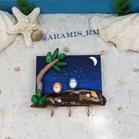 جاکلیدی دیواری پرنده