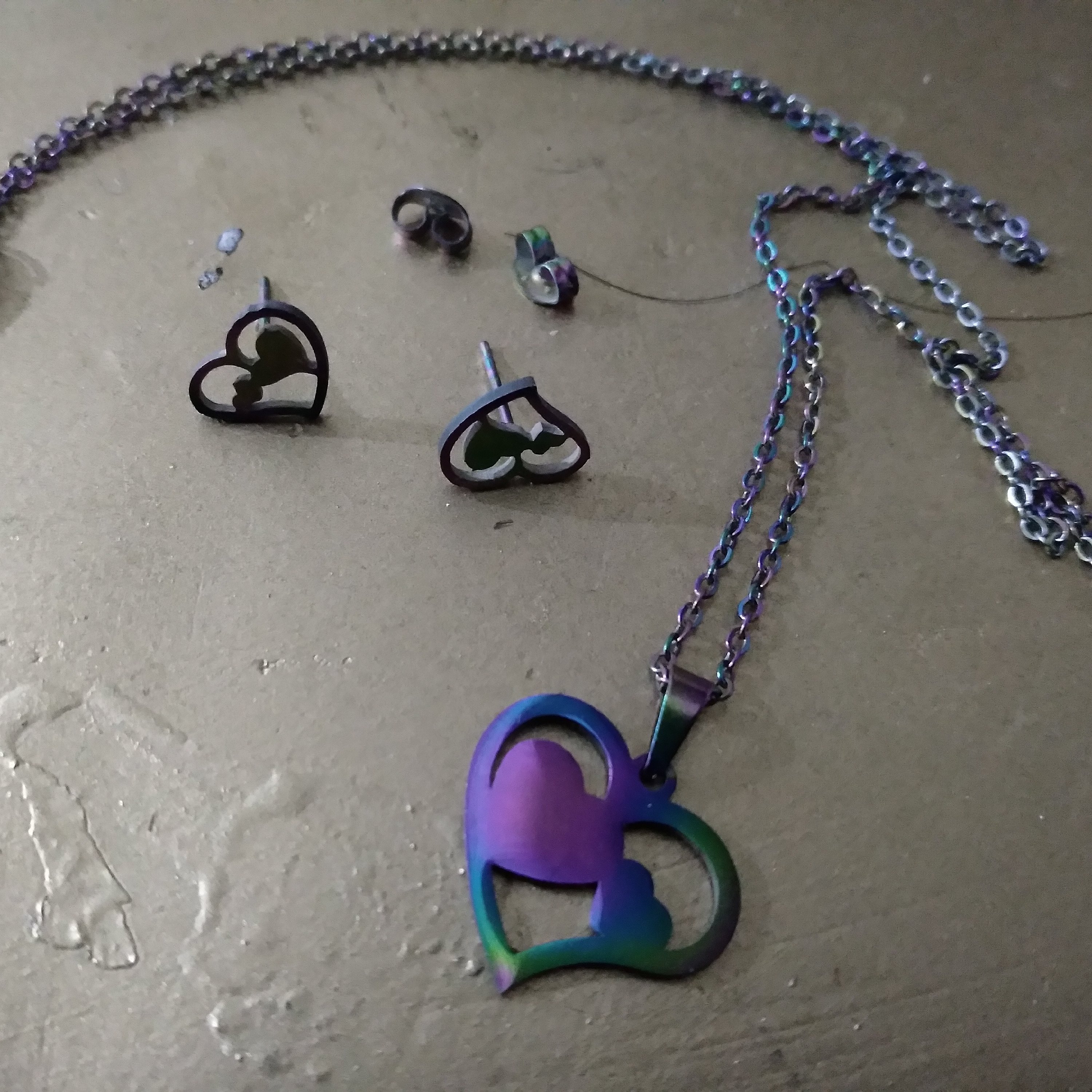 ست  گردنبند و گوشواره