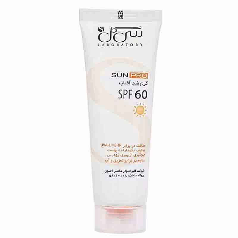 قیمت خرید اینترنتی کرم ضد آفتاب سی گل مدلSUNPROبدون رنگ(spf60 (seagull|فارموکسین