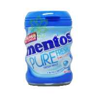آدامس طعم نعنا فلفلی بدون شکر مغزدار 60 گرم منتوس - mentos