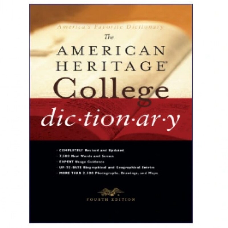 The American Heritage College Dictionary Fourth Edition کتاب