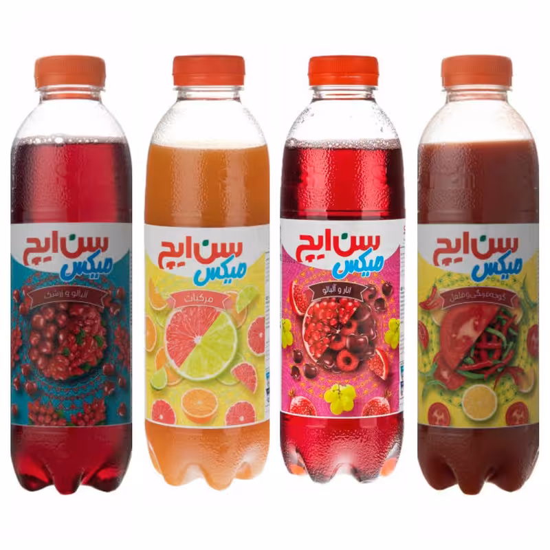 نوشیدنی میکس ترش سن ایچ - 750 میلی لیتر مجموعه 4عددی