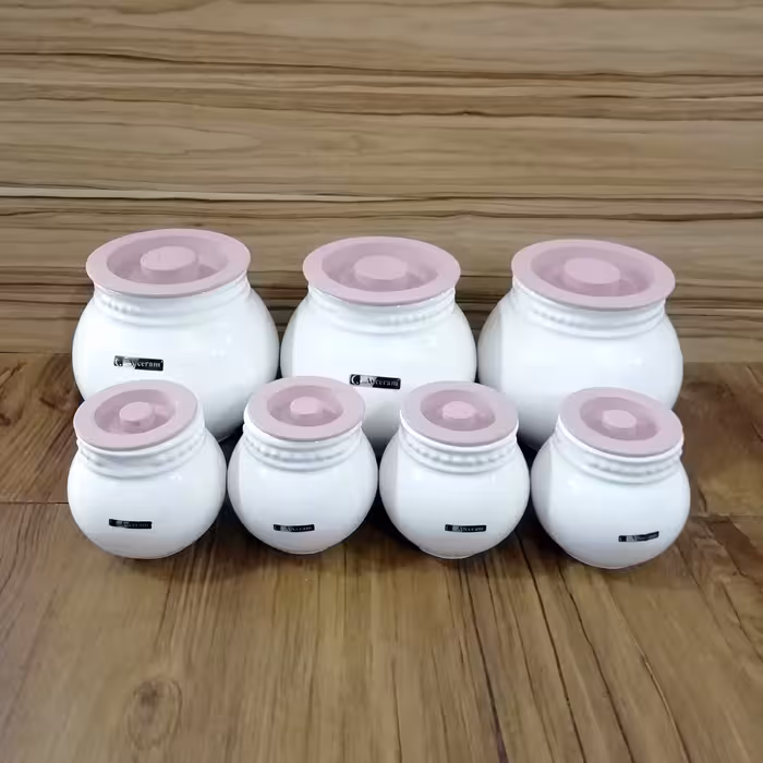 سرویس 7 پارچه پا سماوری سرامیک با کیفیت عالی برند آیسرام