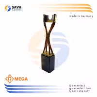 خرید ذغال کربنی صنعتی (گرافیتی) سیم‌ دار دوبل 32*(12.5 12.5) مگا آلمان | ساوا الکتریک