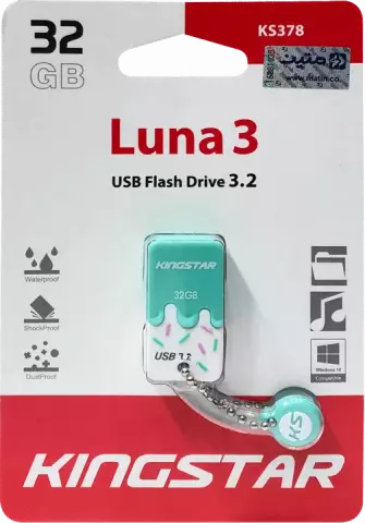 قیمت و خرید فلش مموری کینگ استار LUNA3 KS378 ظرفیت 32 گیگابایت