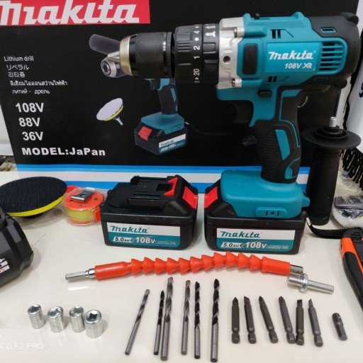 دریل شارژی ماکیتا 108 ولت تمام صنعتی قوی