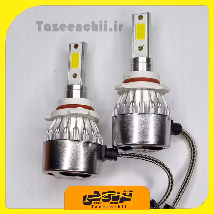 لامپ هدلایت مدل tc6 دوطرفه پایه های h1 h7