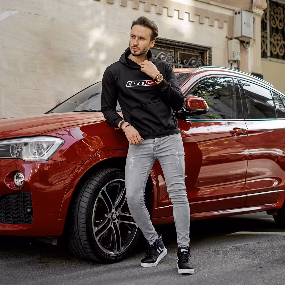 هودی مردانه نایک مدل Zaker