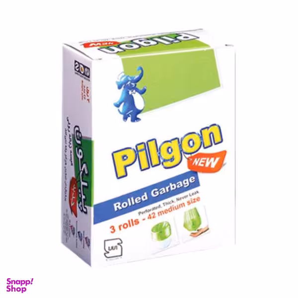 کیسه زباله پیلگون مدل K02 رولی بسته 42 عددی