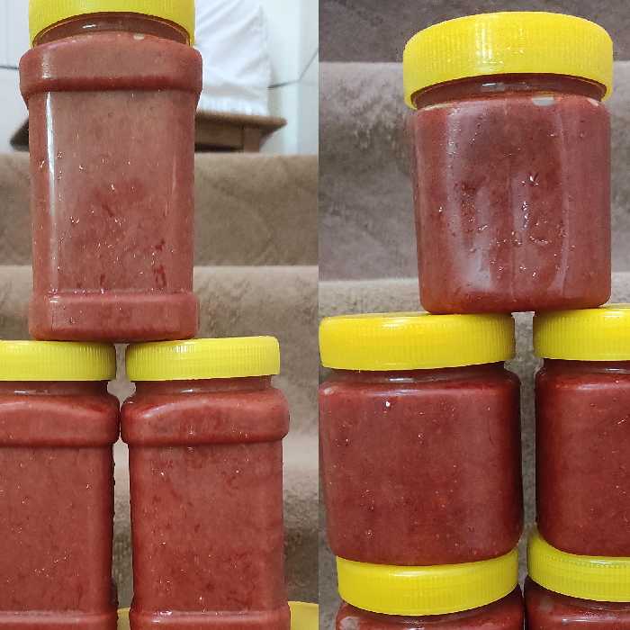 سس (رب)فلفل دلمه ای تازه بدون مواد افزودنی 