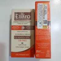 کرم ضد آفتاب Spf 30 فاقد چربی بژ روشن Ellaro