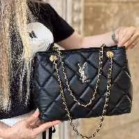 کیف زنانه گلدوزی زنجیری سه خانه وای اس ال YSL (ارسال رایگان)