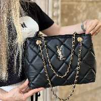 کیف زنانه گلدوزی زنجیری سه خانه وای اس ال YSL (ارسال رایگان)