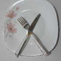 کارد و چنگال میوه