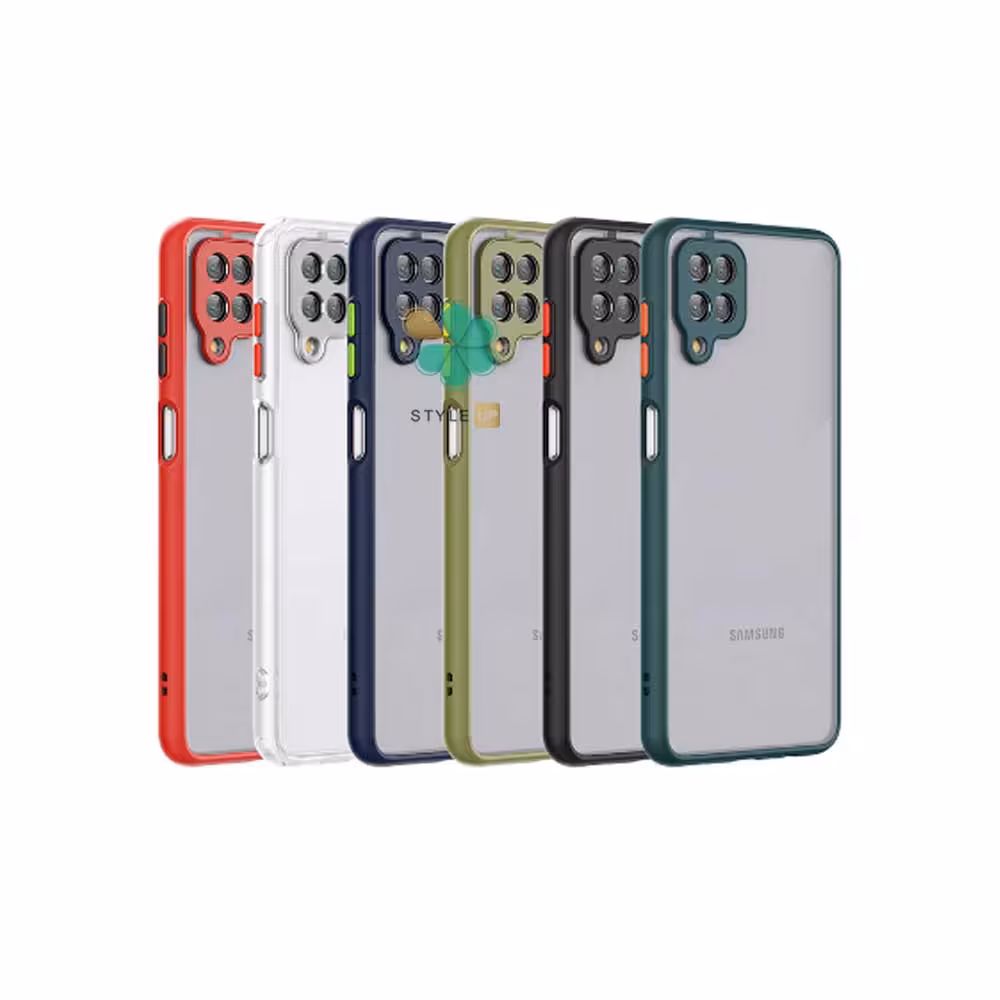 قاب گوشی سامسونگ Galaxy M12 مدل پشت مات محافظ لنزدار