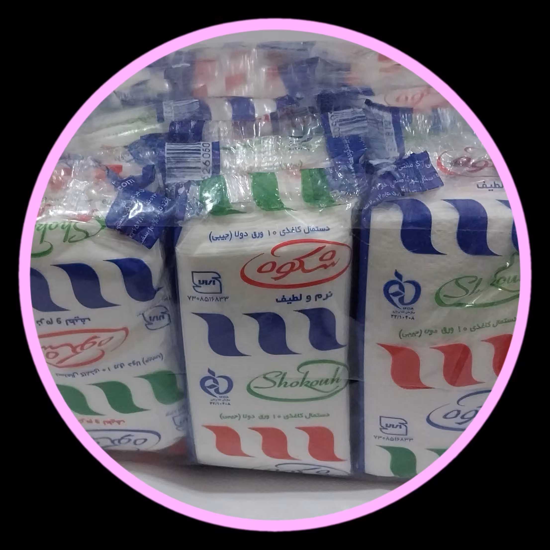 دستمال کاغذی جیبی  24 تایی 