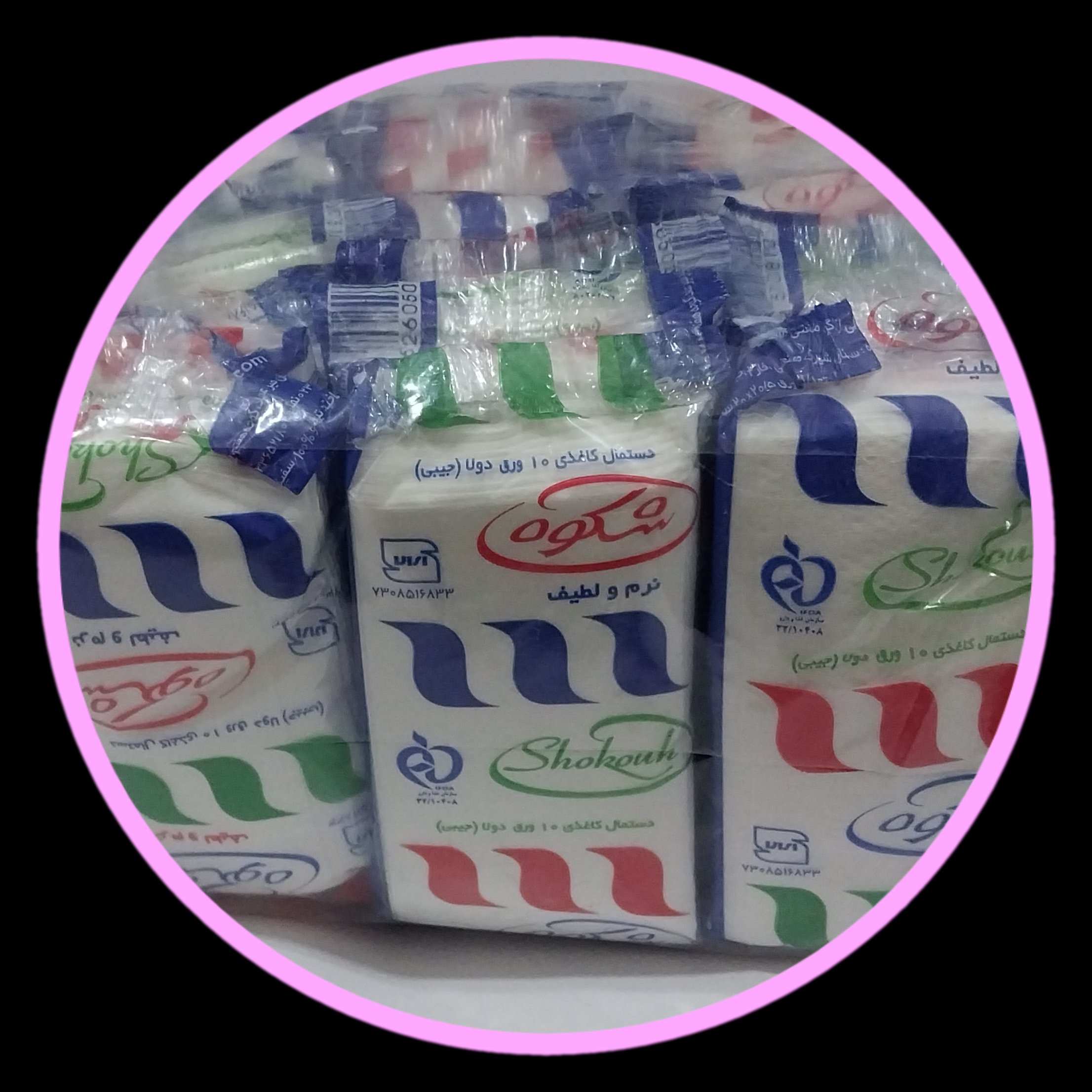 دستمال کاغذی جیبی  24 تایی 