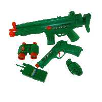 ست تفنگ بازی طرح پلیس مدل آلفا (سبز)